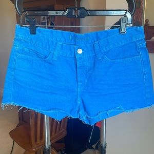 Blue J Brand cutoff jean shorts fun for summer